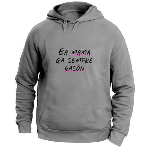 Felpa Unisex con Cappuccio Large