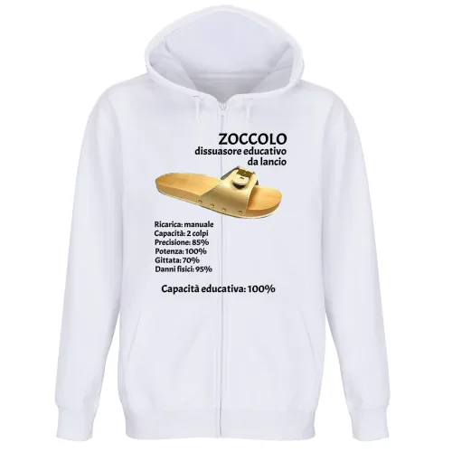 Felpa Premium Cappuccio Zip