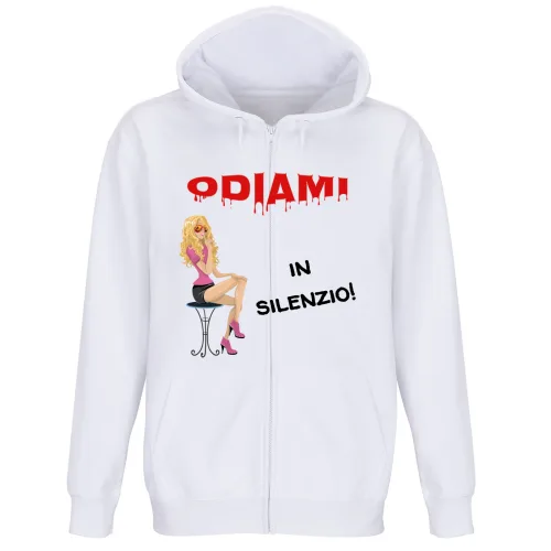 Felpa Premium Cappuccio Zip