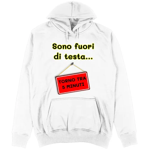 Felpa Unisex con Cappuccio