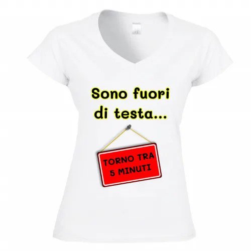 T-Shirt Donna Scollo V