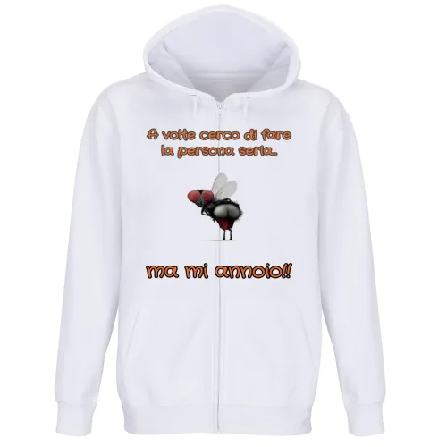 Felpa Premium Cappuccio Zip