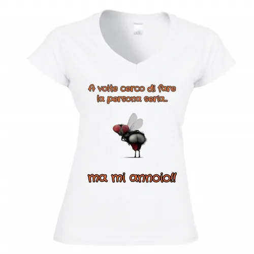 T-Shirt Donna Scollo V