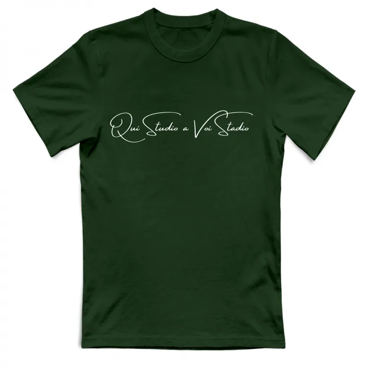 T-Shirt unisex vari colori - scritta QSVS bianca 
