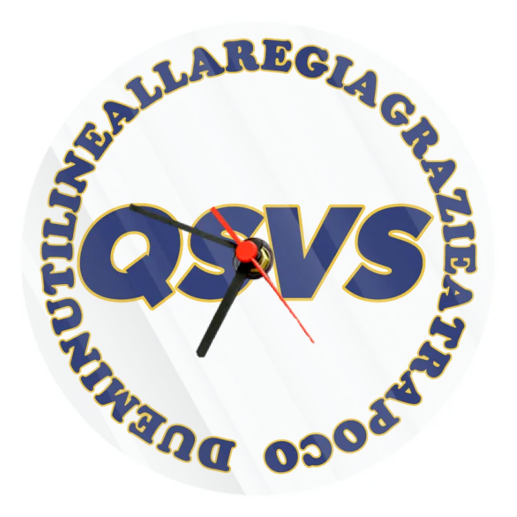 Orologio da parete in vetro QSVS