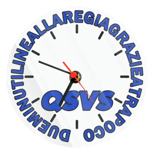 Orologio Vetro Tondo