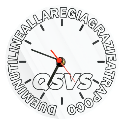 Orologio Vetro Tondo