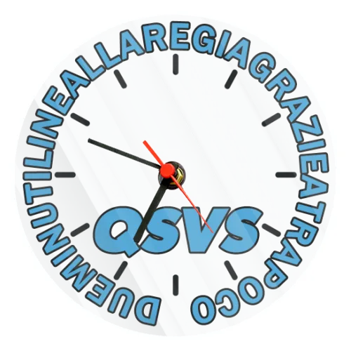 Orologio Vetro Tondo