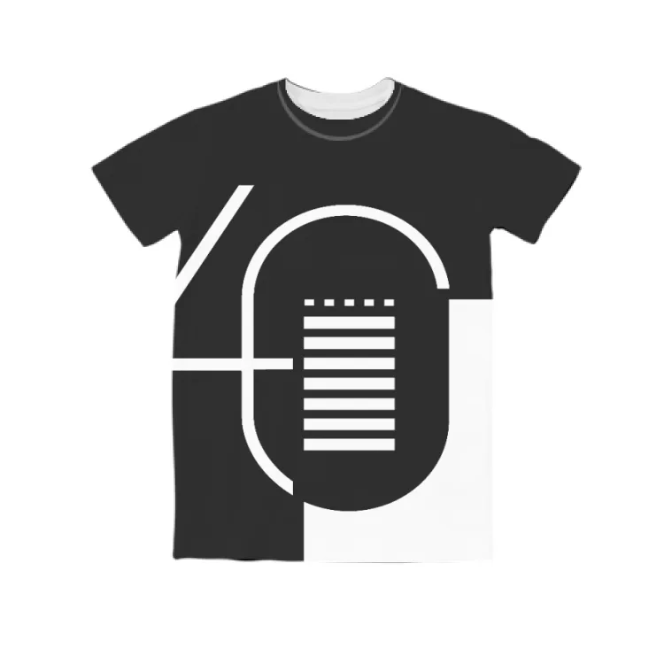 TV40 Full Print Black