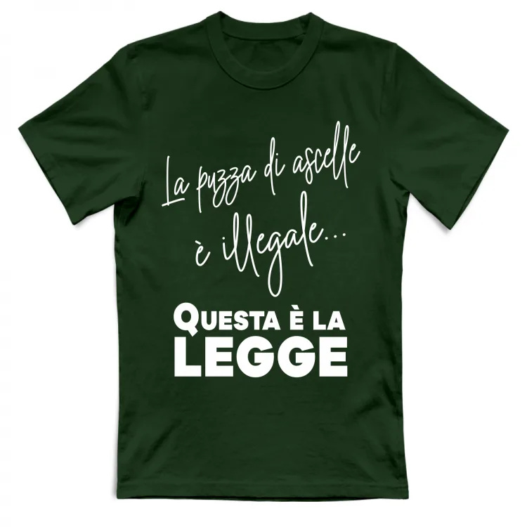 La puzza di ascelle è illegale - Tshirt
