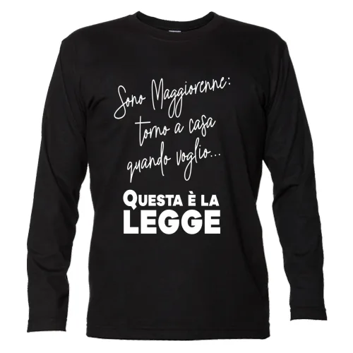 T-Shirt Unisex Manica Lunga