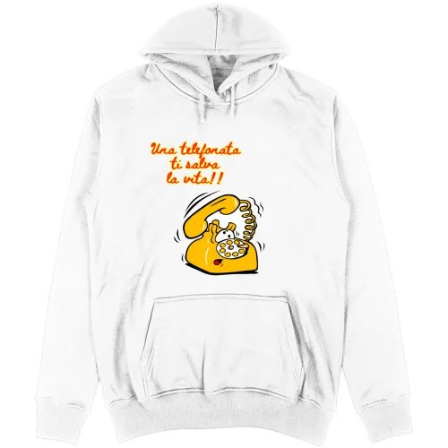 Felpa Unisex con Cappuccio