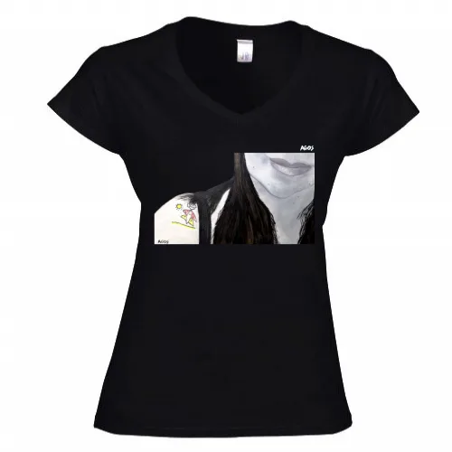 T-Shirt Donna Scollo V