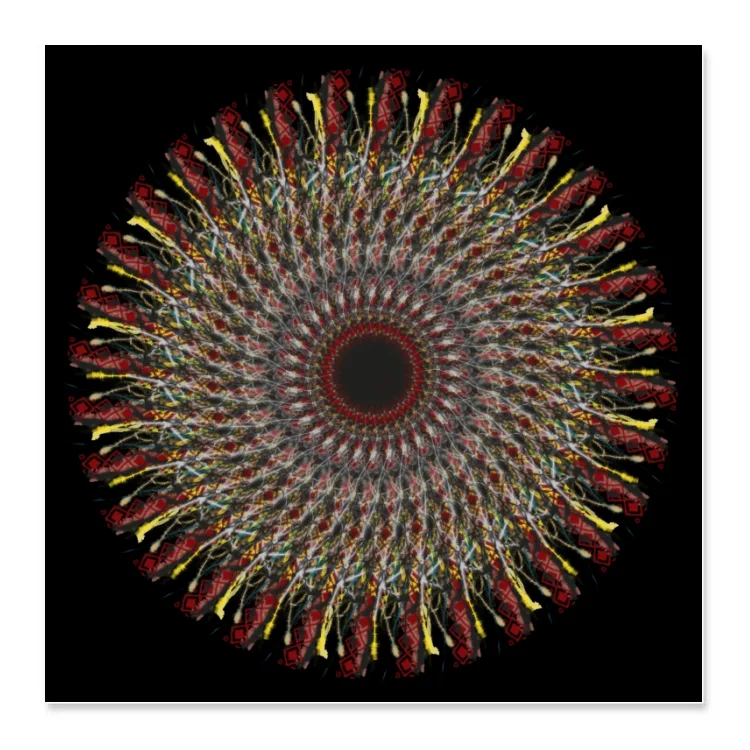 Poster Quadrato psiche