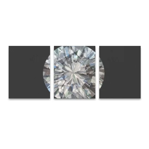 Canvas 3 Pannelli Telaio