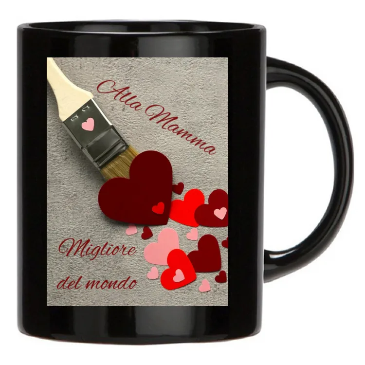 Tazza nera Mamma