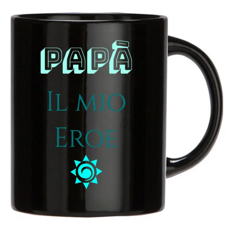 Tazza nera papà