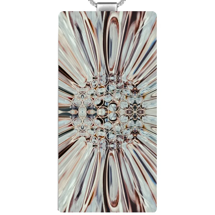 Rectangular Pendant cristal