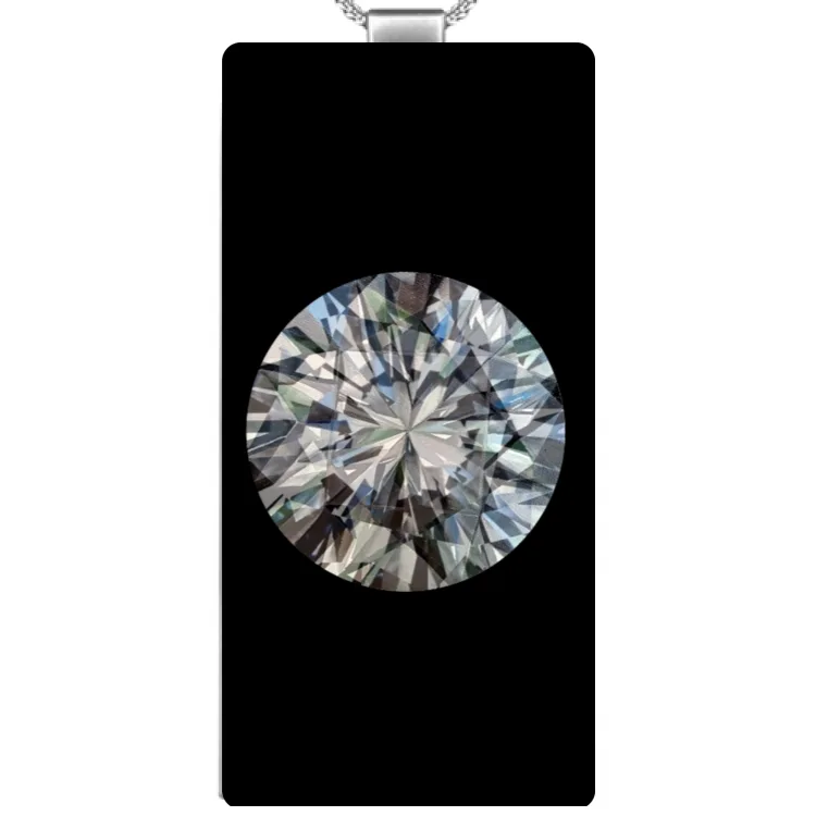 Rectangular Pendant diamond