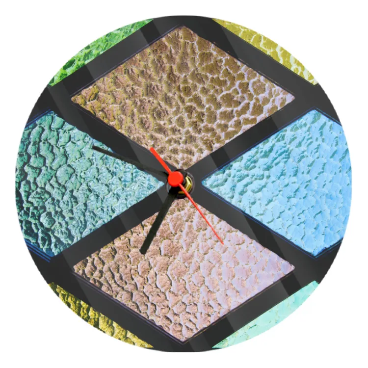 Round Glass Clock glass