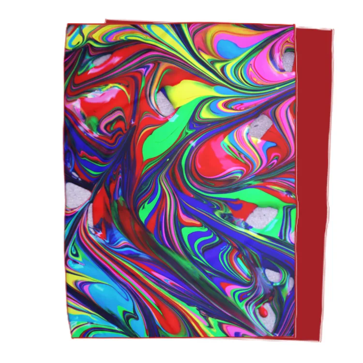 Double bed blanket fluo
