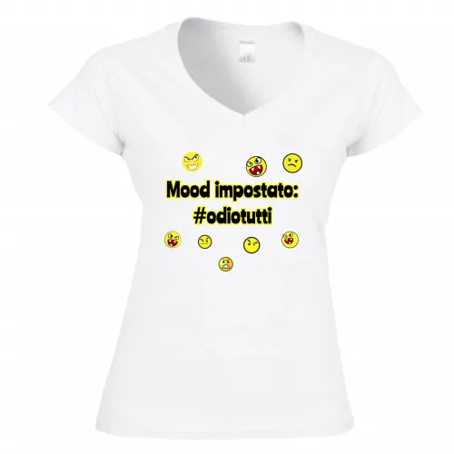 T-Shirt Donna Scollo V