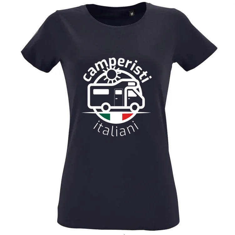 T-Shirt Donna Fit - Camperisti Italiani 