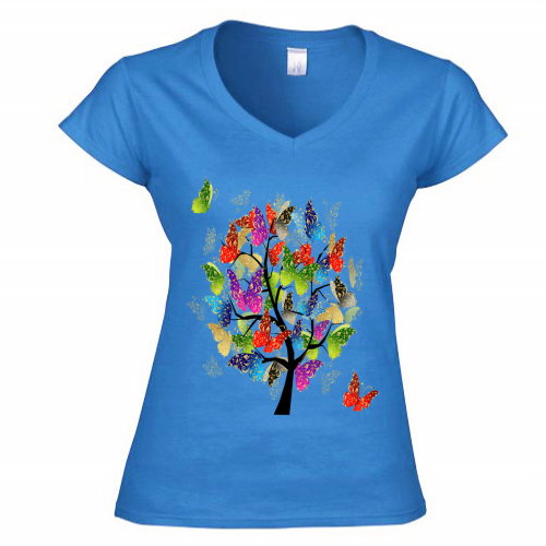 T-Shirt Donna Scollo A V 'La Migliore Kiné Del Mondo' - Regalo Originale Per Fisioterapiste E Medici Dello Sport