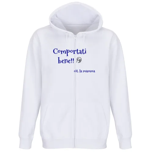 Felpa Premium Cappuccio Zip