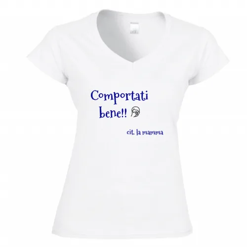 T-Shirt Donna Scollo V