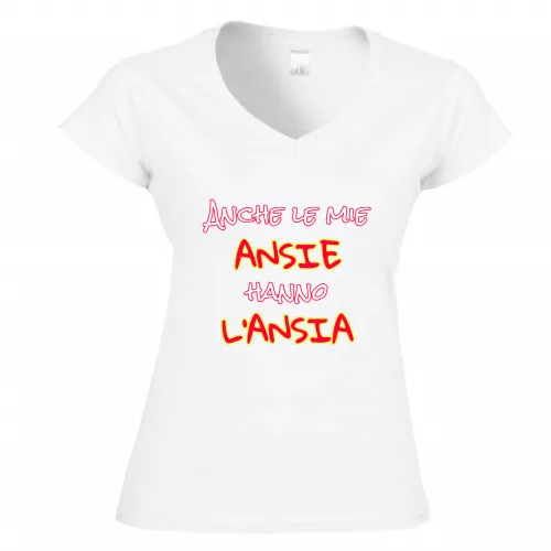 T-Shirt Donna Scollo V