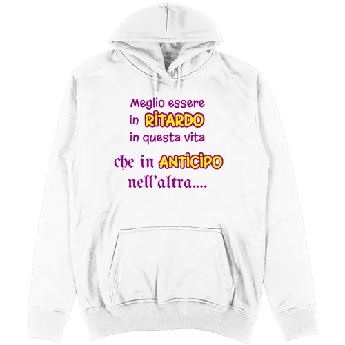 Felpa Unisex con Cappuccio