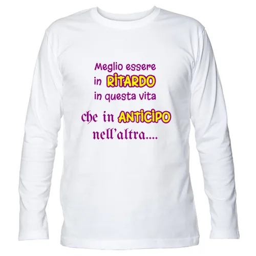 T-Shirt Unisex Manica Lunga
