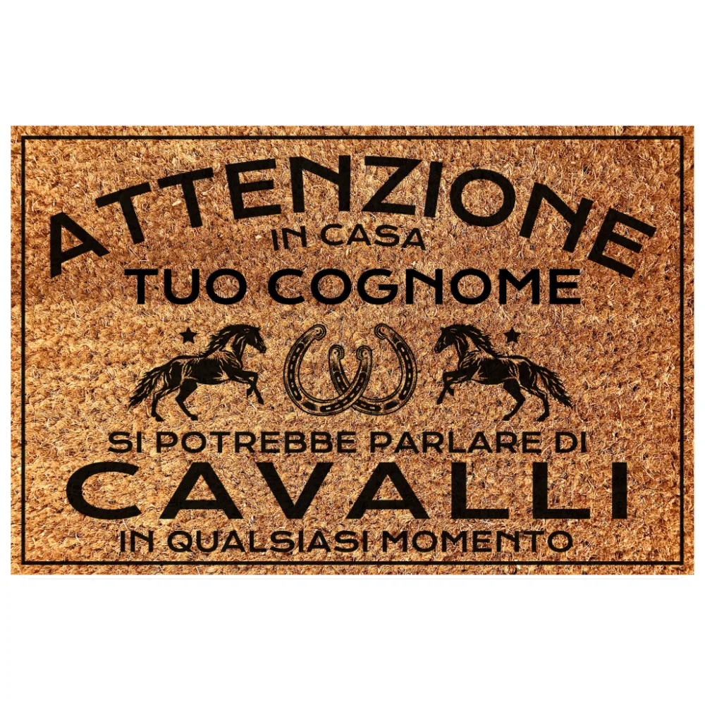 Parlare di Cavalli Zerbino Personalizzabile