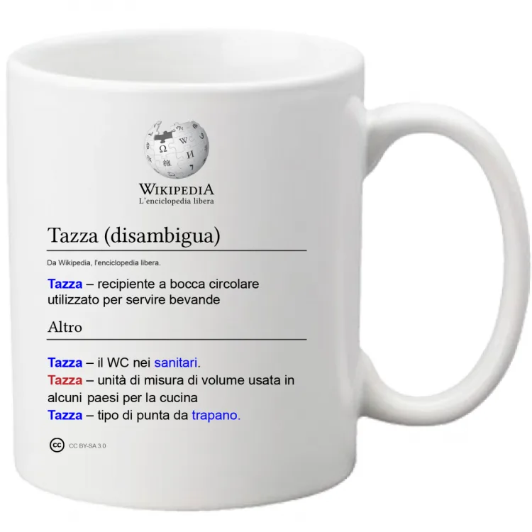 Wiki Tazza - Disambigua