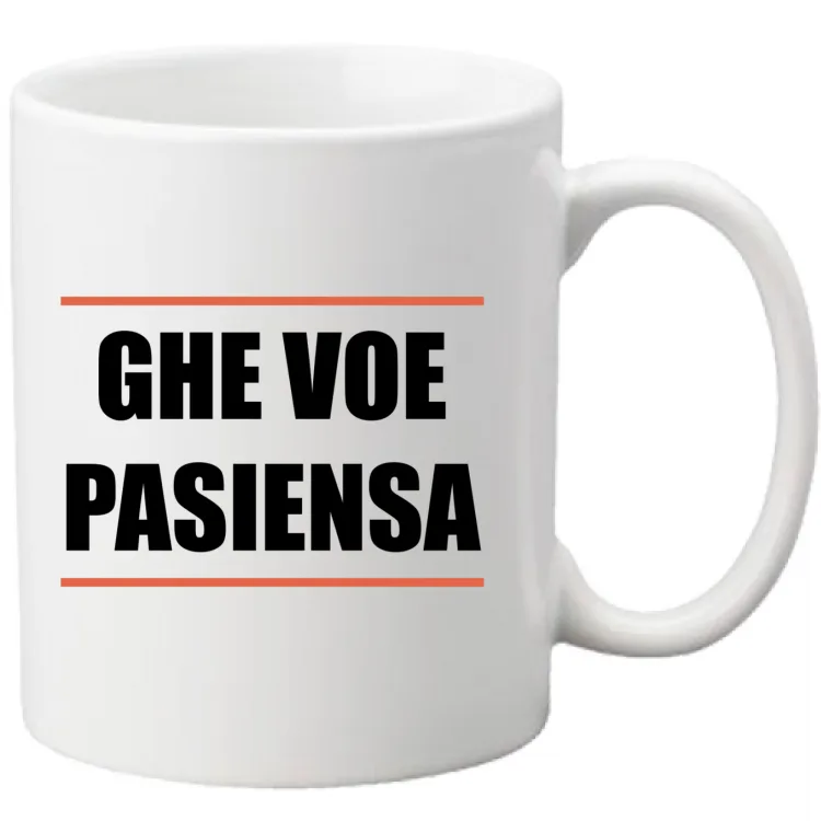 GHE VOE PASIENSA-TAZZA BIANCA