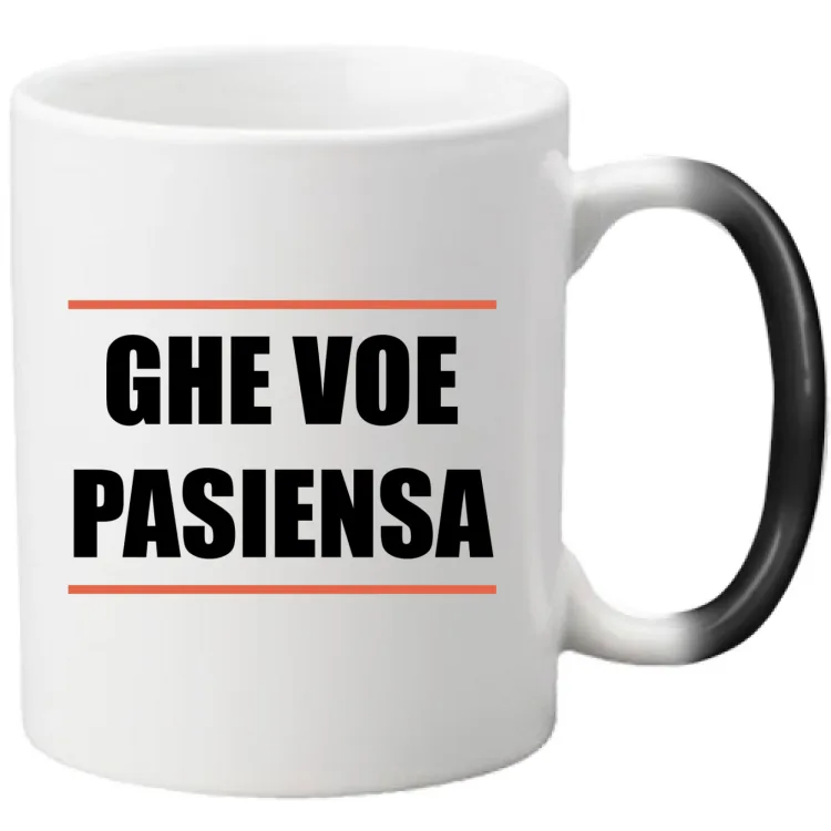 GHE VOE PASIENSA-TAZZA BIANCA
