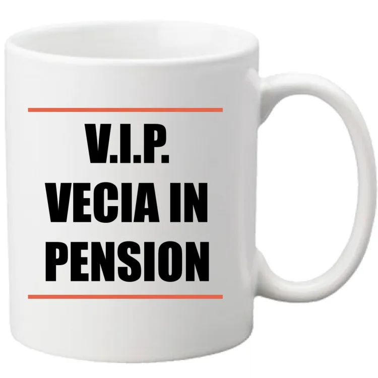 VECIA IN PENSION-TAZZA BIANCA