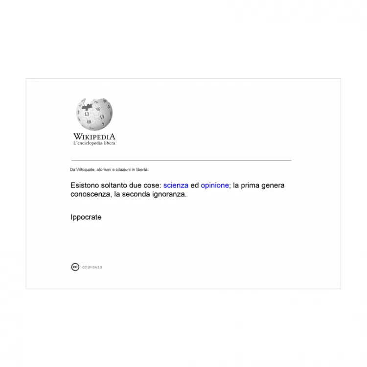 Wiki Canva - Citazione Ippocrate