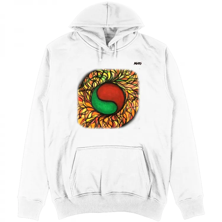 Agos 124P5 Felpa unisex cappuccio