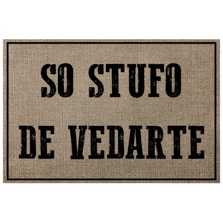SO STUFO DE VEDARTE-zerbino