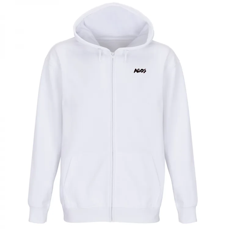 agos 046 Felpa Premium Cappuccio Zip