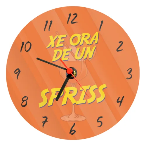 Orologio Vetro Tondo