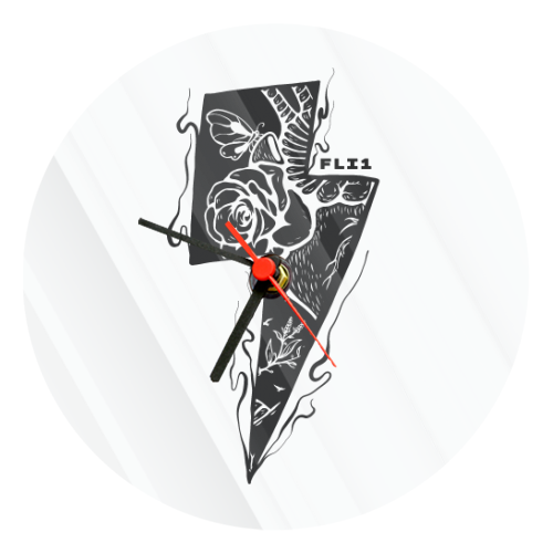 Orologio Vetro Tondo