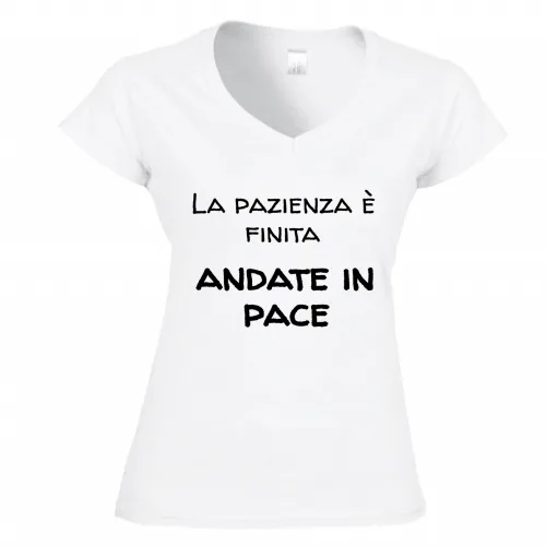 T-Shirt Donna Scollo V
