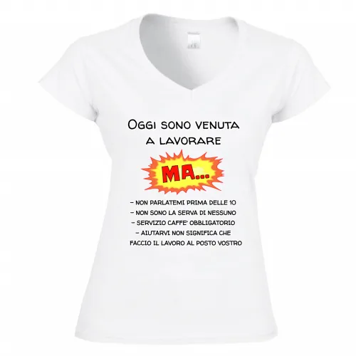 T-Shirt Donna Scollo V