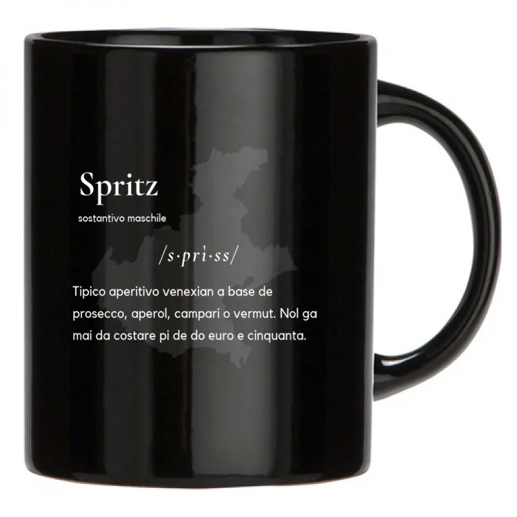 SPRITZ-tazza nera