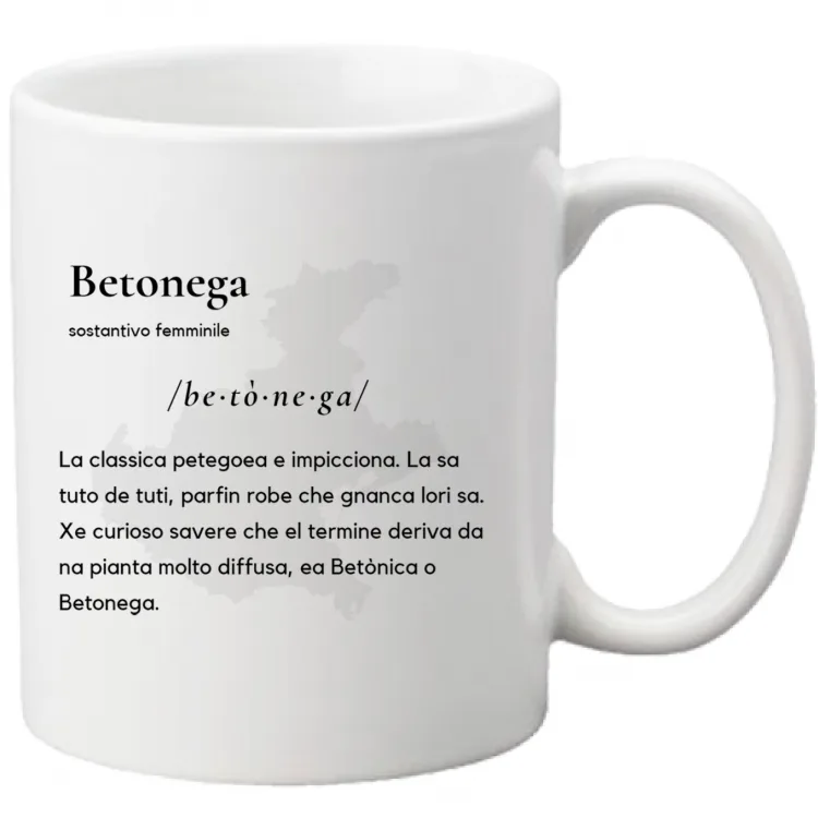 BETONEGA-tazza bianca