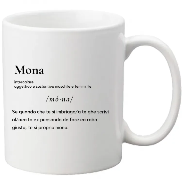 MONA-tazza bianca
