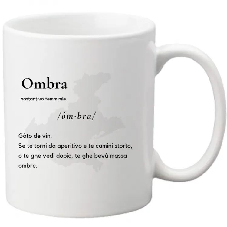 OMBRA-tazza bianca